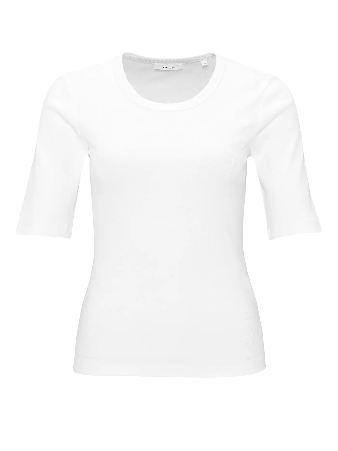 OPUS | T-Shirt SUSTAFA | weiss